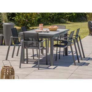 Ensemble table et fauteuils de jardin venise
