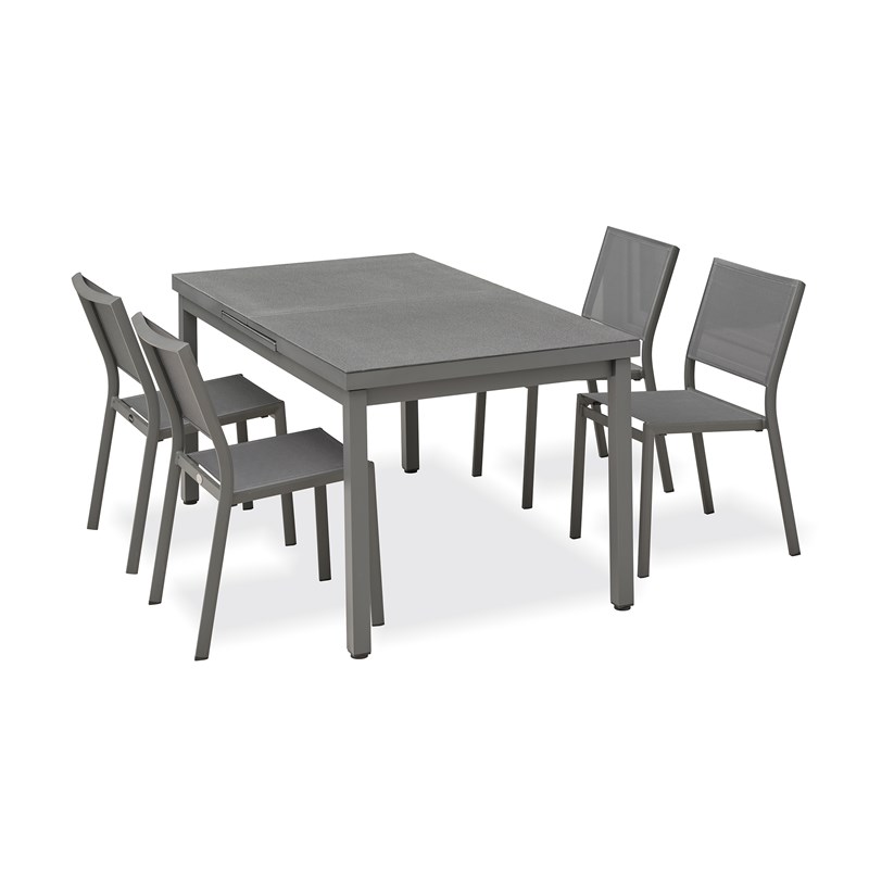 Ensemble table et fauteuils de jardin dania