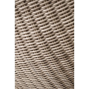 Salon de jardin 5 places en résine tressée rondee