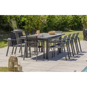 Ensemble table et fauteuils de jardin venise