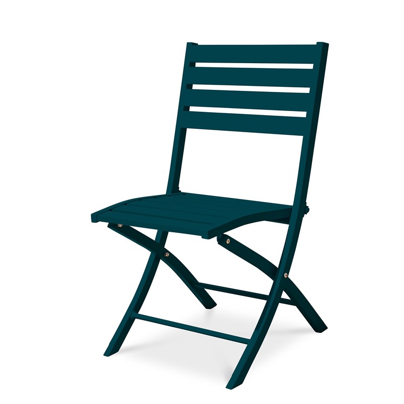 Chaise de jardin pliante en aluminium