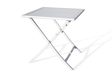 Table de jardin pliante en aluminium