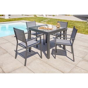 Lot de 2 fauteuils de jardin tolede