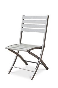 Chaise de jardin pliante en aluminium
