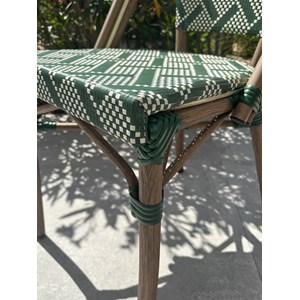 Fauteuil de jardin empilable en aluminium