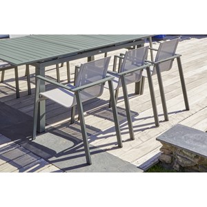 Lot de 2 fauteuils de jardin miami