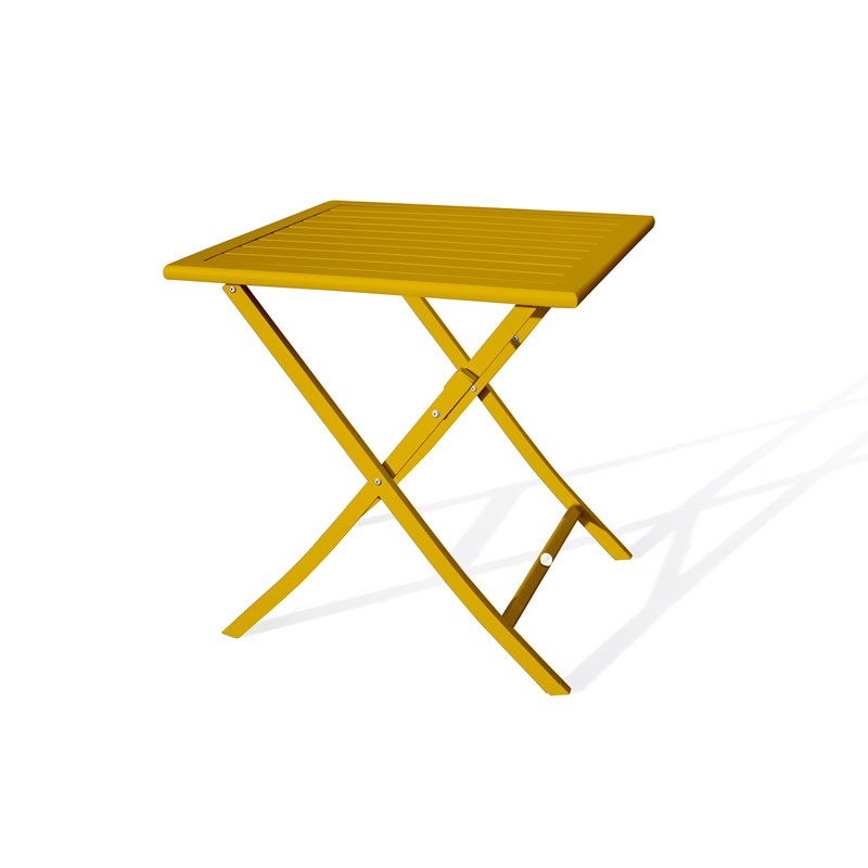 Table de jardin pliante en aluminium