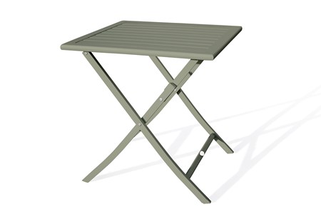 Table de jardin pliante en aluminium