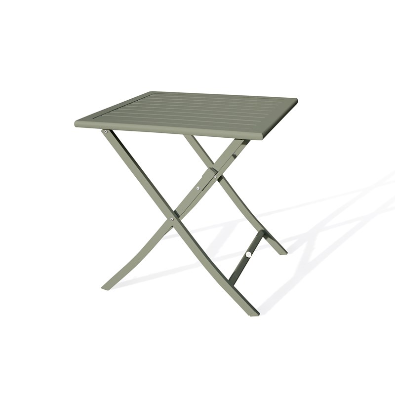 Table de jardin pliante en aluminium