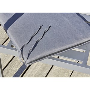 Fauteuil de jardin empilable en aluminium
