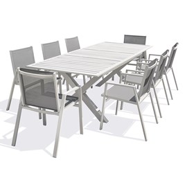 Ensemble table et fauteuils de jardin floride