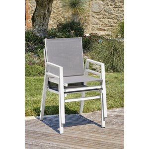 Ensemble table et fauteuils de jardin floride