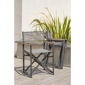 Ensemble repas de jardin 8 places en aluminium