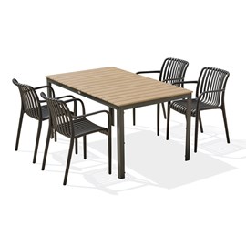 Ensemble table et fauteuils de jardin boston