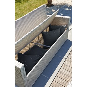 Salon bas de jardin pvc-confort