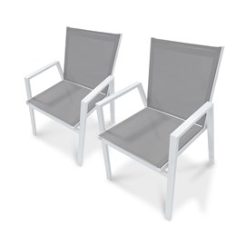 Lot de 2 fauteuils de jardin floride