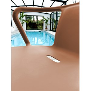 Fauteuil de jardin empilable en polypropylène