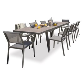 Ensemble table, chaises et fauteuils de jardin stockholm