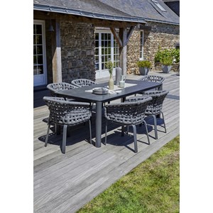 Ensemble table et fauteuils de jardin camargue