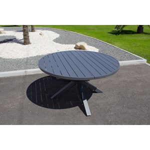 Table de jardin 8 places en aluminium