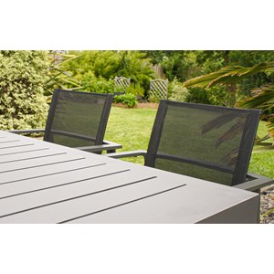 Lot de 2 fauteuils de jardin alu-miami