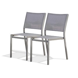 Lot de 2 chaises de jardin stockholm