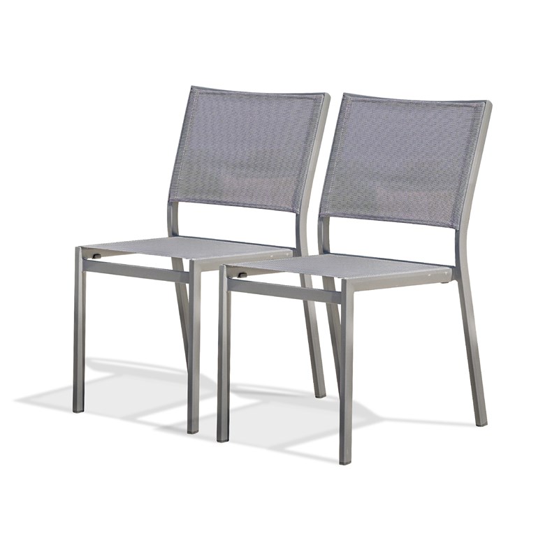 Lot de 2 chaises de jardin stockholm