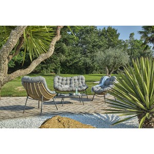 Salon bas de jardin tulum