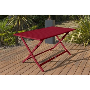 Ensemble repas de jardin 4 places en aluminium