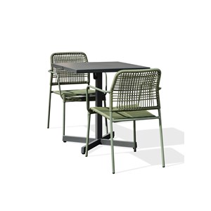 Ensemble table et fauteuils de jardin louise