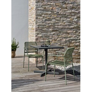 Ensemble repas de jardin 2 places en acier