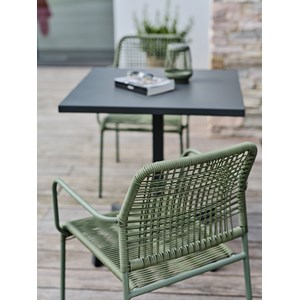 Ensemble repas de jardin 2 places en acier