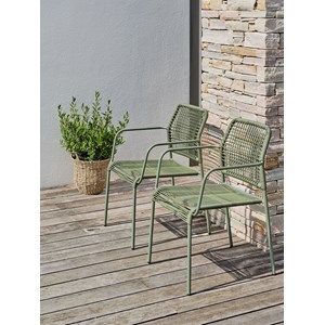 Ensemble repas de jardin 2 places en acier