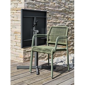 Ensemble table et fauteuils de jardin louise