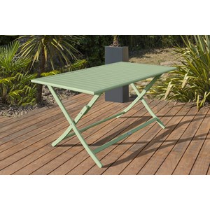 Ensemble repas de jardin 4 places en aluminium