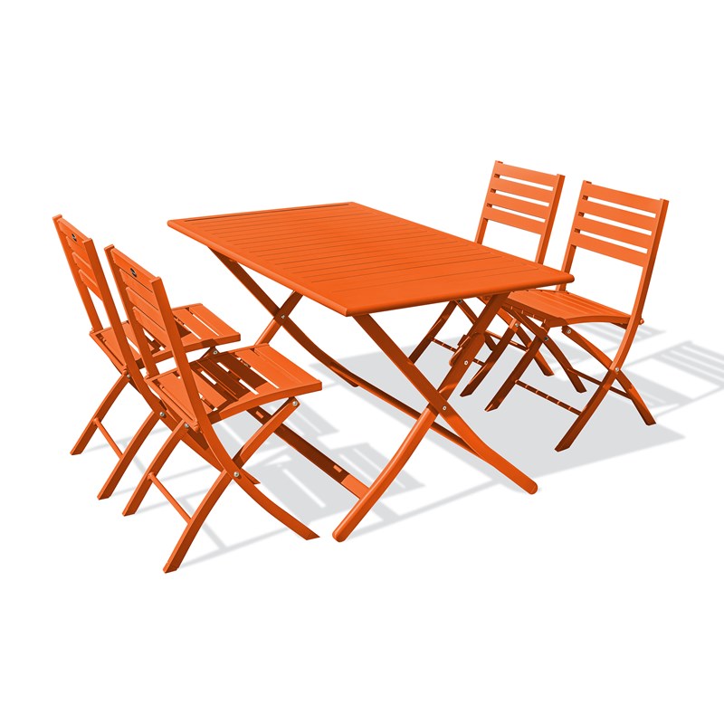 Dcb Garden - Ensemble table et chaises de jardin marius