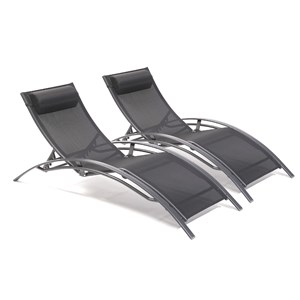 Lot de 2 bains de soleil cl76