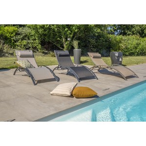 Lot de 2 bains de soleil cl76