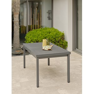 Table en alu et spraystone avec rallonge automatiquee