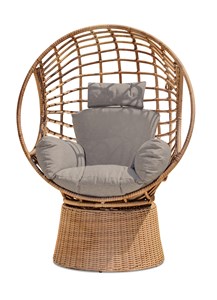 Balancelle de jardin en résine tressée