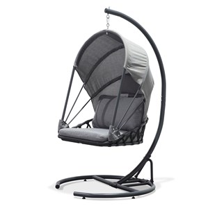 Balancelle de jardin en acier avec coussins