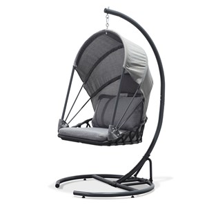 Balancelle de jardin en acier avec coussins