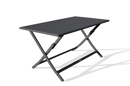 Table de jardin pliante en aluminium