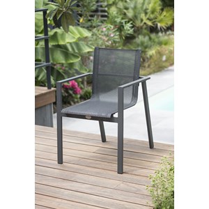 Ensemble repas de jardin 8 places en aluminium