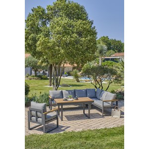Ensemble table et fauteuils de jardin yonaha