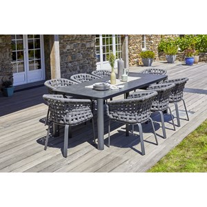 Ensemble table et fauteuils de jardin camargue
