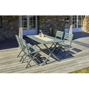 Ensemble table et chaises de jardin marius