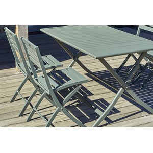Ensemble table et chaises de jardin marius