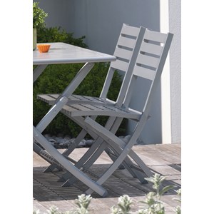 Lot de 2 chaises de jardin marius