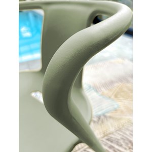 Fauteuil de jardin empilable en polypropylène